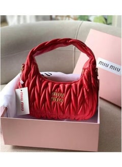 Miu Miu Pleated Cross-body Shoulder Bag Handbag 20*14.5*6cm  - Image 2