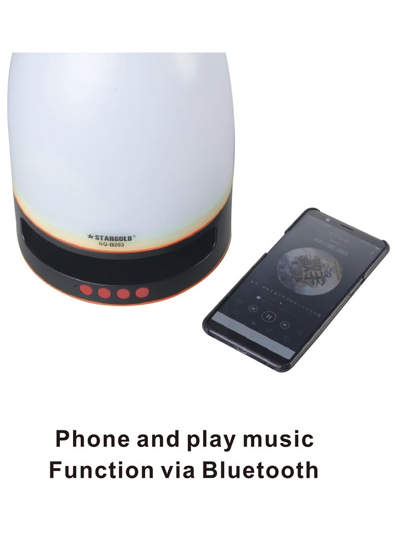 Stargold Portable Night Light Wireless Bluetooth Speaker - Image 4