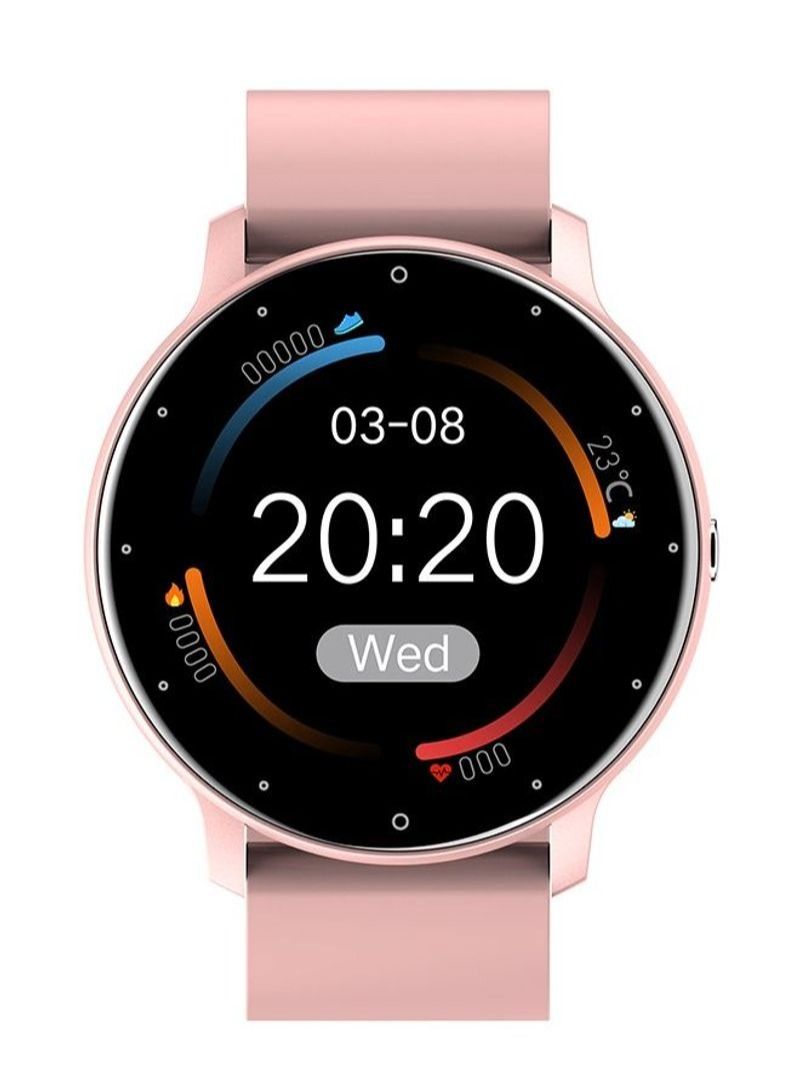 NIBEMINENT Outdoor Sports Watch with Full Touch Color Screen Pink - Image 1