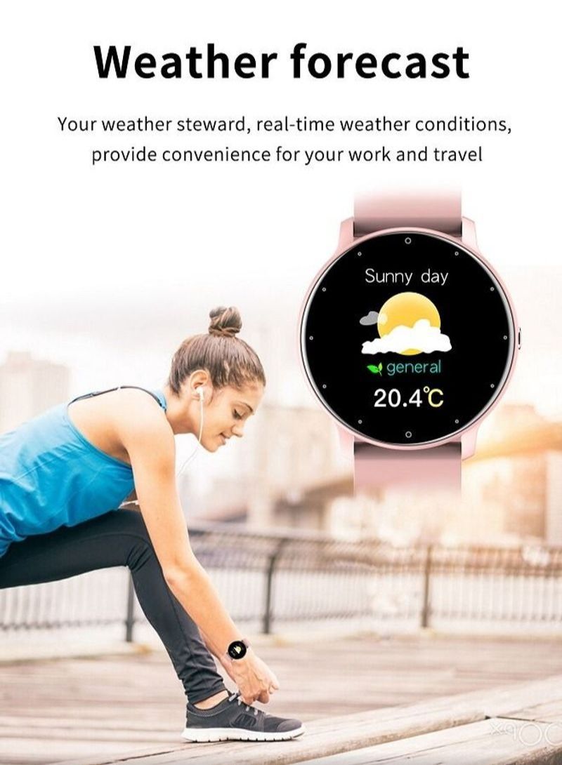 NIBEMINENT Outdoor Sports Watch with Full Touch Color Screen Pink - Image 4