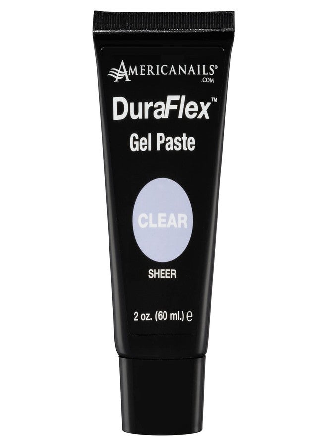 AMERICANAILS .COM Americanails DuraFlex Gel Paste - Polygel Nail Paste for Nail Overlay and Nail Extension, Odor Free Poly Gel Nail Paste - Nail Strengthener for Durable and Lightweight Nails - 2oz Tube - Clear - Image 1