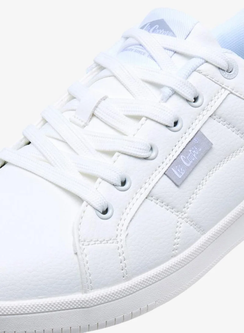 Lee Cooper WHITE Men's Solid Lace-Up Sneakers for Men | Best Price UAE