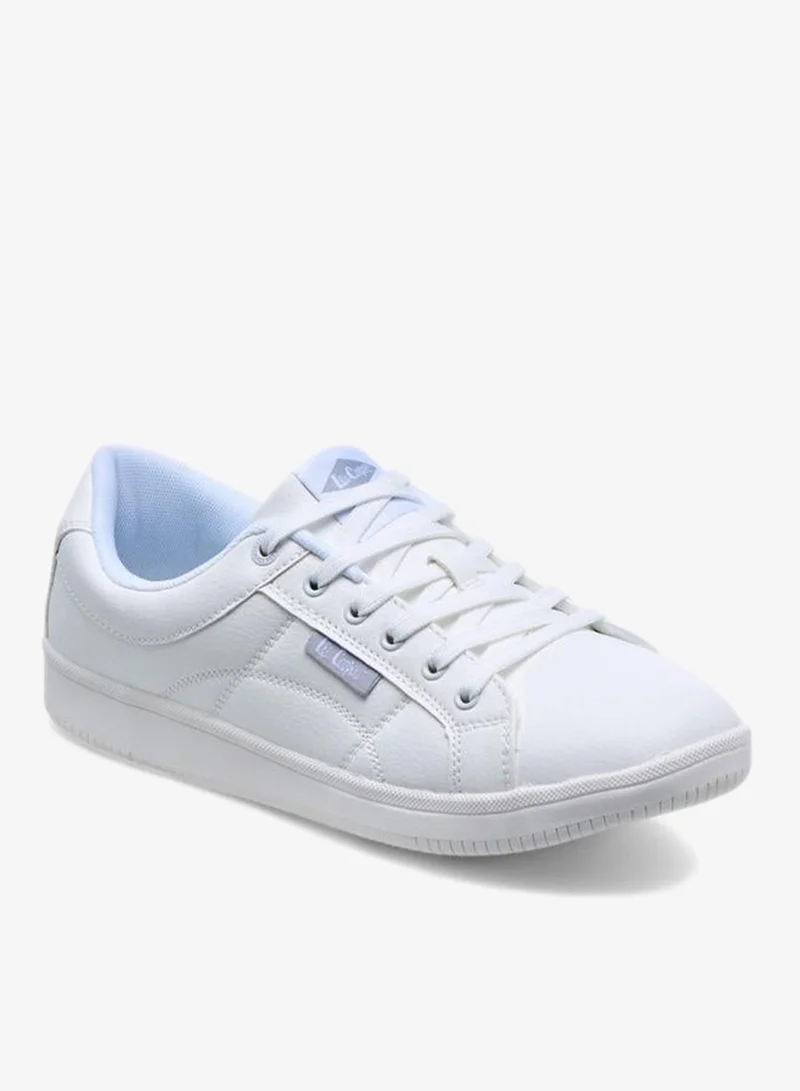Lee Cooper WHITE Men's Solid Lace-Up Sneakers for Men | Best Price UAE