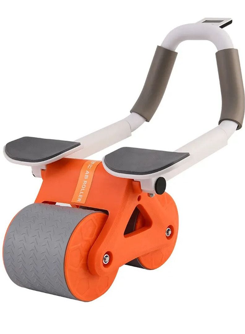WALL BEAUTY 2023 New with timer Ab Abdominal Exercise Roller Elbow Support, abs roller wheel core exercise equipment, Automatic Rebound Abdominal Wheel - Image 1