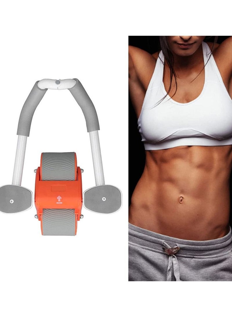 WALL BEAUTY 2023 New with timer Ab Abdominal Exercise Roller Elbow Support, abs roller wheel core exercise equipment, Automatic Rebound Abdominal Wheel - Image 2