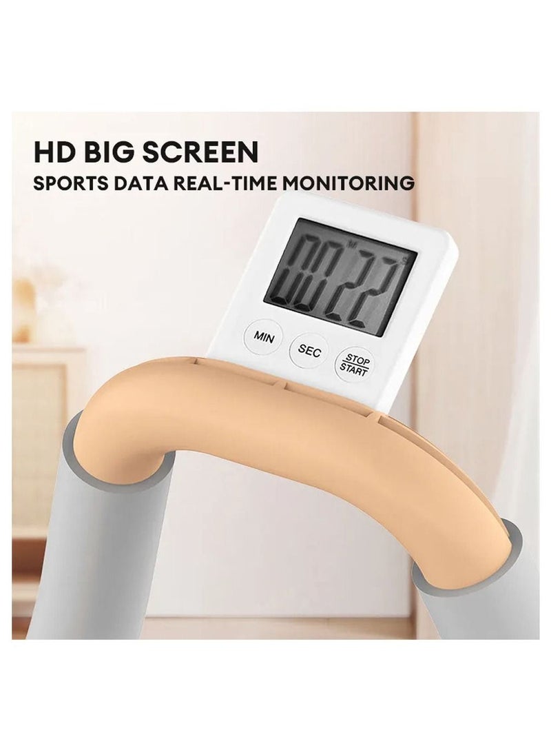 WALL BEAUTY 2023 New with timer Ab Abdominal Exercise Roller Elbow Support, abs roller wheel core exercise equipment, Automatic Rebound Abdominal Wheel - Image 3