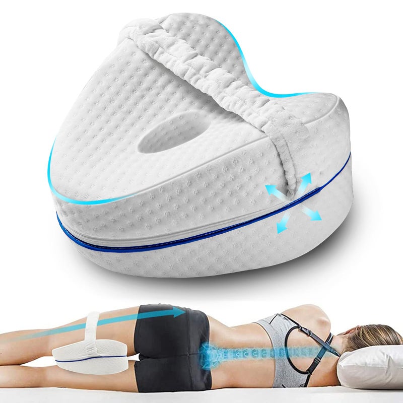 Vertdens Leg Pillow, Knee Pillow for Side Sleepers, Leg Pillows for Sleeping, Knee Cushion for Sleeping,Suitable for Relieving Leg, Back, Knee Pain - Image 1