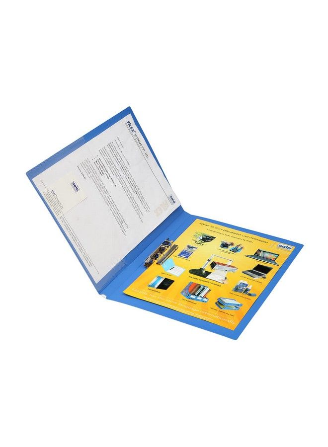 Solo Pl 301 Punchless File (Lever Clip) A4 Blue - Image 4