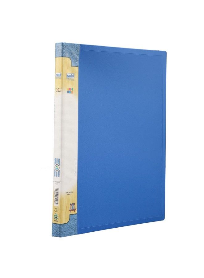 Solo Pl 301 Punchless File (Lever Clip) A4 Blue - Image 2