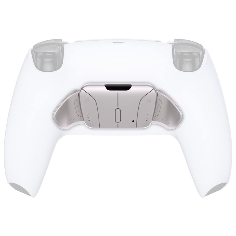 eXtremeRate Turn RISE RISE4 to RISE4 RMB Kit Silver Real Metal Buttons RMB Version K1 K2 K3 K4 Back Buttons Housing Remap PCB Board for PS5 Controller eXtremeRate RISE RISE4 Remap kit - Image 2