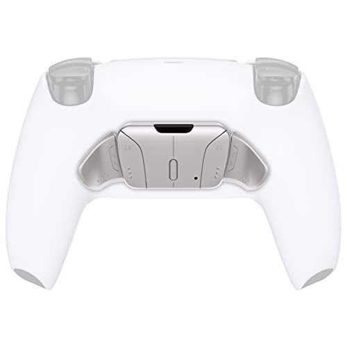 eXtremeRate Turn RISE RISE4 to RISE4 RMB Kit Silver Real Metal Buttons RMB Version K1 K2 K3 K4 Back Buttons Housing Remap PCB Board for PS5 Controller eXtremeRate RISE RISE4 Remap kit - Image 1
