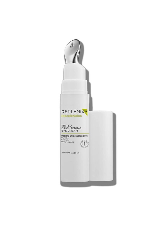 Replenix Eplenix Tinted Brightening Eye Cream Firming Under Eye Dark Circle Treatment Improves Fine Lines Wrinkles Puffiness And Hyperpigmentation Undereye Pigment Corrector 0.29 Oz.  - Image 2