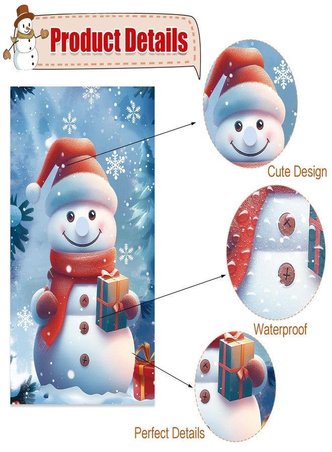 LOAVER Pin The Nose On The Snowman Christmas Holiday Reusable Game Poster with 36 Noses and 2 Blindfold for Kids Christmas Winter Party Game Activities Supplies - Image 4