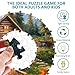 AEEKDOOK Landscape Puzzles for Adults 1000 Pieces Outdoor Bonfire Cabin Village Jigsaw Puzzles 1000 Pieces for Adults Fun Puzzles with Letters On Back Beautiful Wall Decorations 265 265in - Image 4