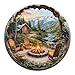 AEEKDOOK Landscape Puzzles for Adults 1000 Pieces Outdoor Bonfire Cabin Village Jigsaw Puzzles 1000 Pieces for Adults Fun Puzzles with Letters On Back Beautiful Wall Decorations 265 265in - Image 2