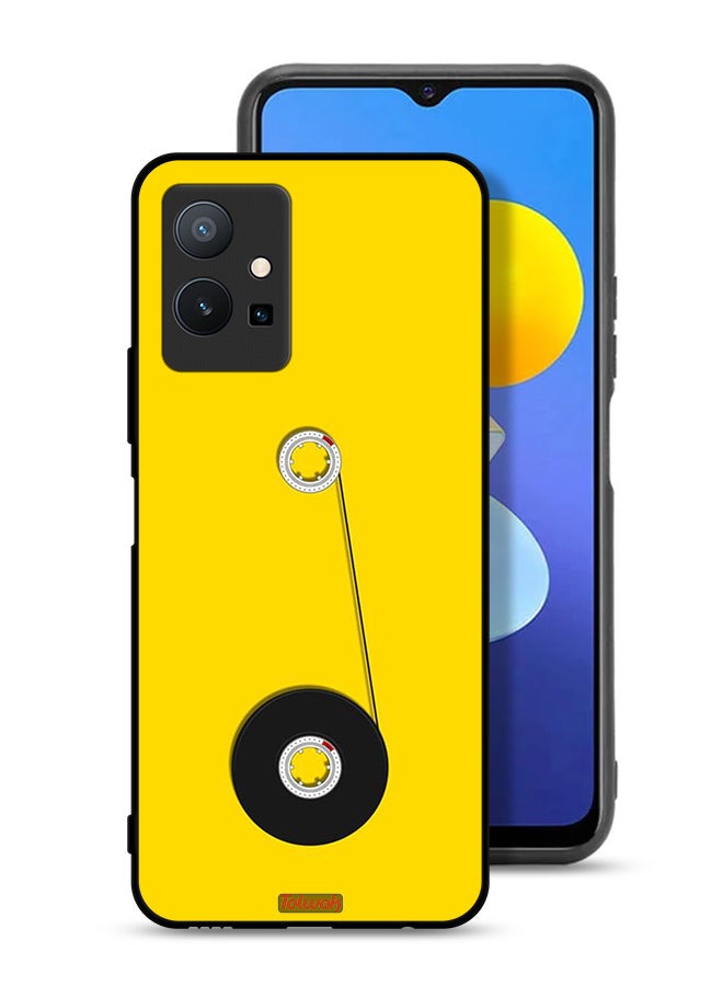 Tolwak Vivo T1 5G Protective Case Cover Cassette Wheel Art - Image 1