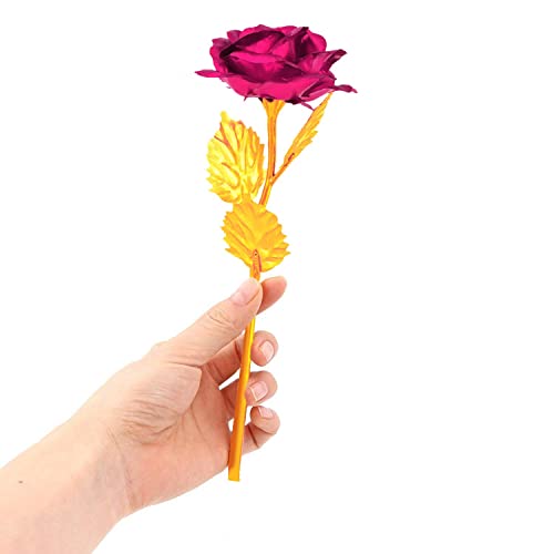 Lavanaya Silver®-Forever Love Pink Rose Artificial Flower, Velvet Box for Him, Her, Girlfriend, Boyfriend, Husband, Wife, Mother, Sister - Image 2