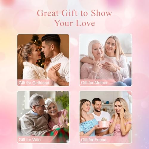 Lavanaya Silver®-Forever Love Pink Rose Artificial Flower, Velvet Box for Him, Her, Girlfriend, Boyfriend, Husband, Wife, Mother, Sister - Image 3