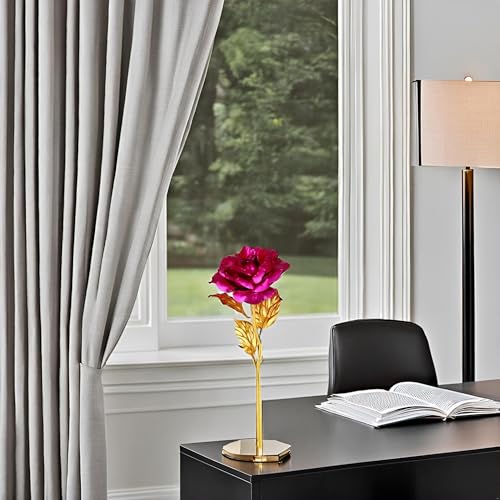 Lavanaya Silver®-Forever Love Pink Rose Artificial Flower, Velvet Box for Him, Her, Girlfriend, Boyfriend, Husband, Wife, Mother, Sister - Image 4