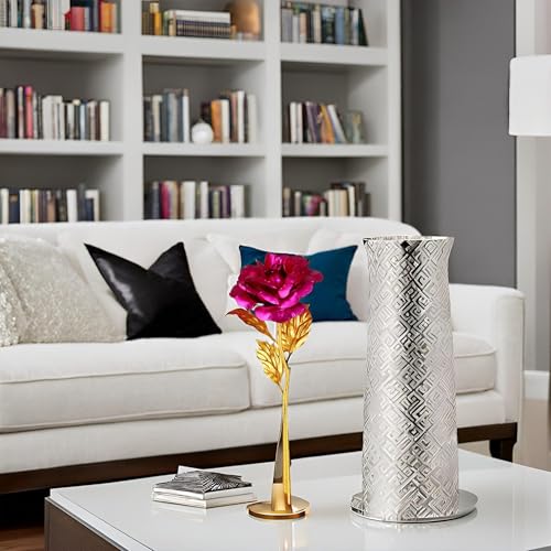 Lavanaya Silver®-Forever Love Pink Rose Artificial Flower, Velvet Box for Him, Her, Girlfriend, Boyfriend, Husband, Wife, Mother, Sister - Image 5