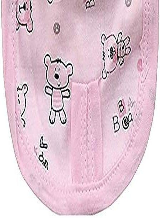 KmCho New born baby jhabla, mittens, nappy- combo set | Soft & Breathable Cotton | Perfect for Newborns (0-6 Months) | Unisex Baby Clothing Set - Image 2