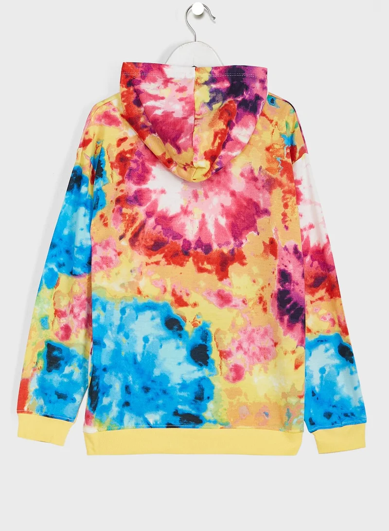 Ripples Printed Hoodie