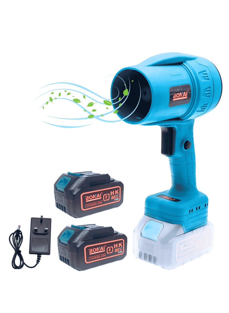 BONAI Portable Turbo Blower, 88V Cordless with 2 Rechargeable Batteries, High-Speed Air Blower for Multi-Purpose Cleaning, BN-HK59 - Image 1