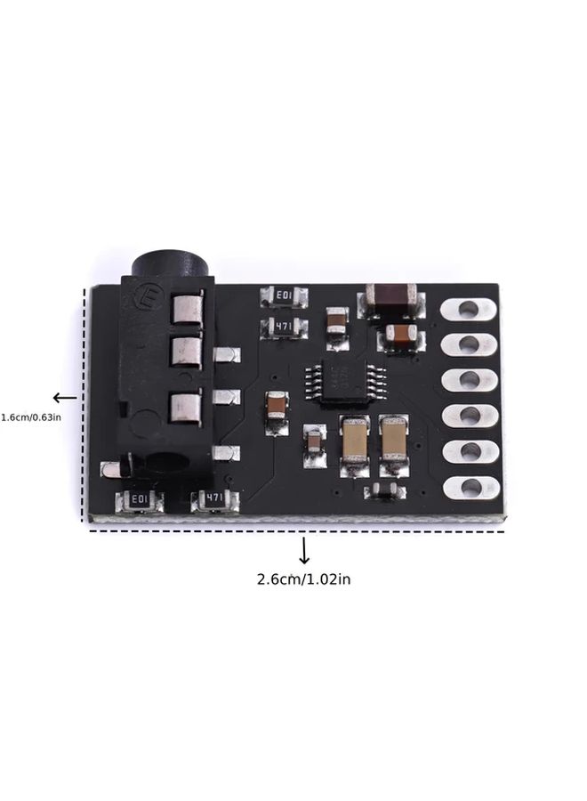 CS4344 Audio Stereo DAC Data Acquisition Board 1pc Output Circuit - Image 2