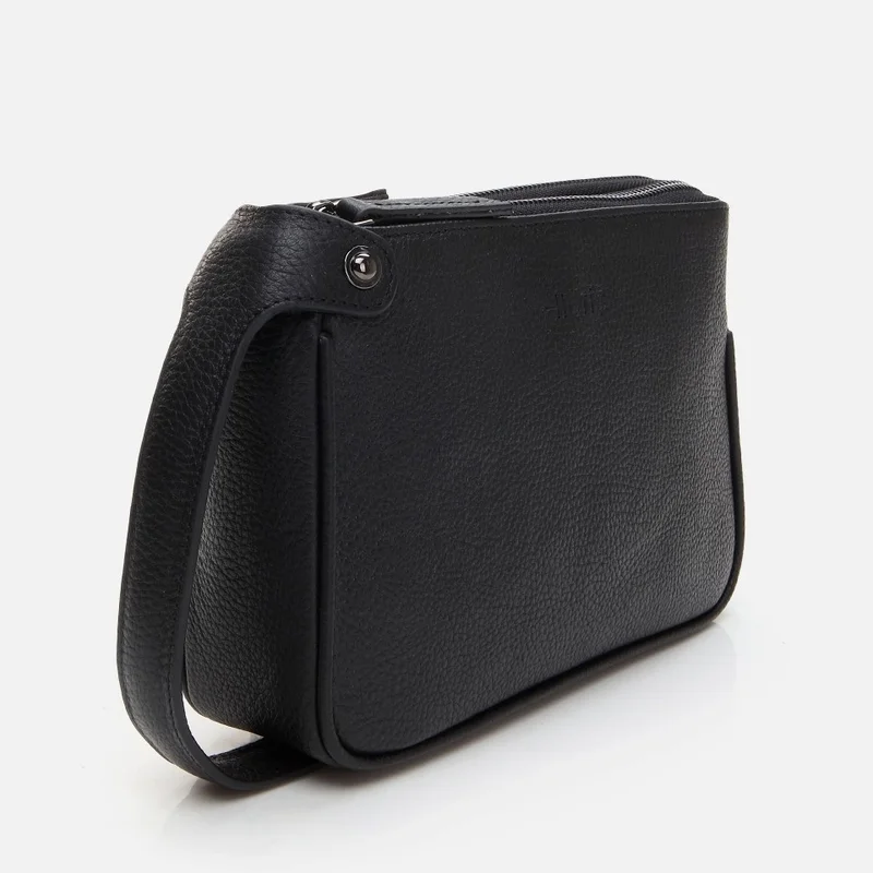 Hotiç 04CAH290420A100 GENUINE Leather Black Men's Bag