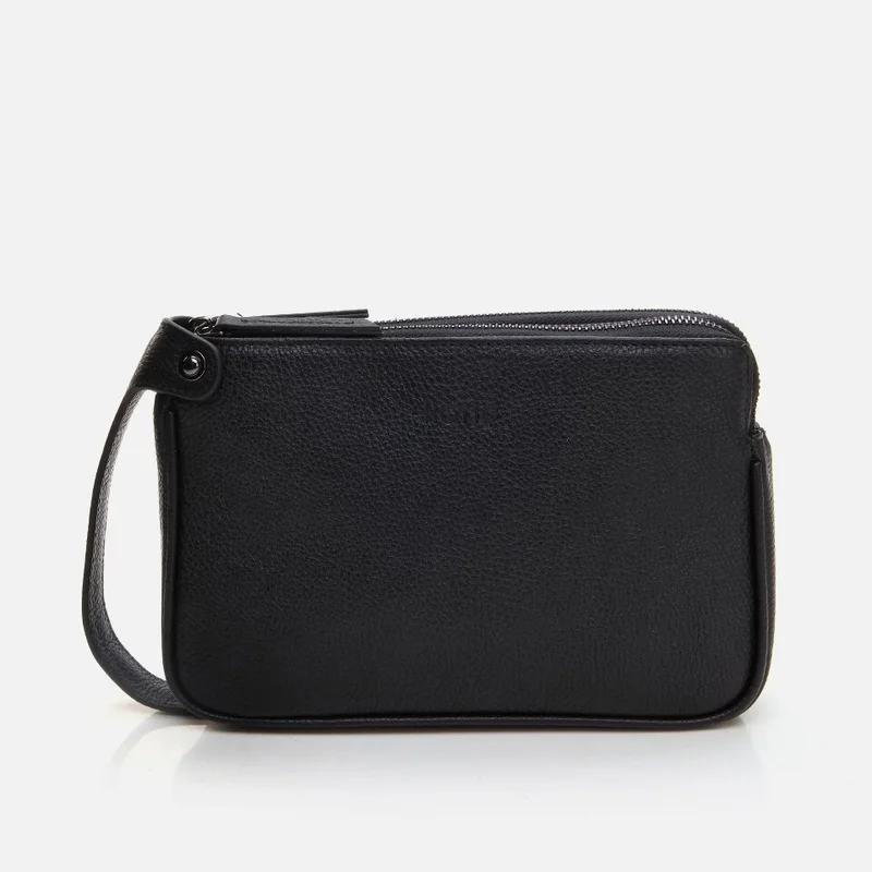 Hotiç 04CAH290420A100 GENUINE Leather Black Men's Bag