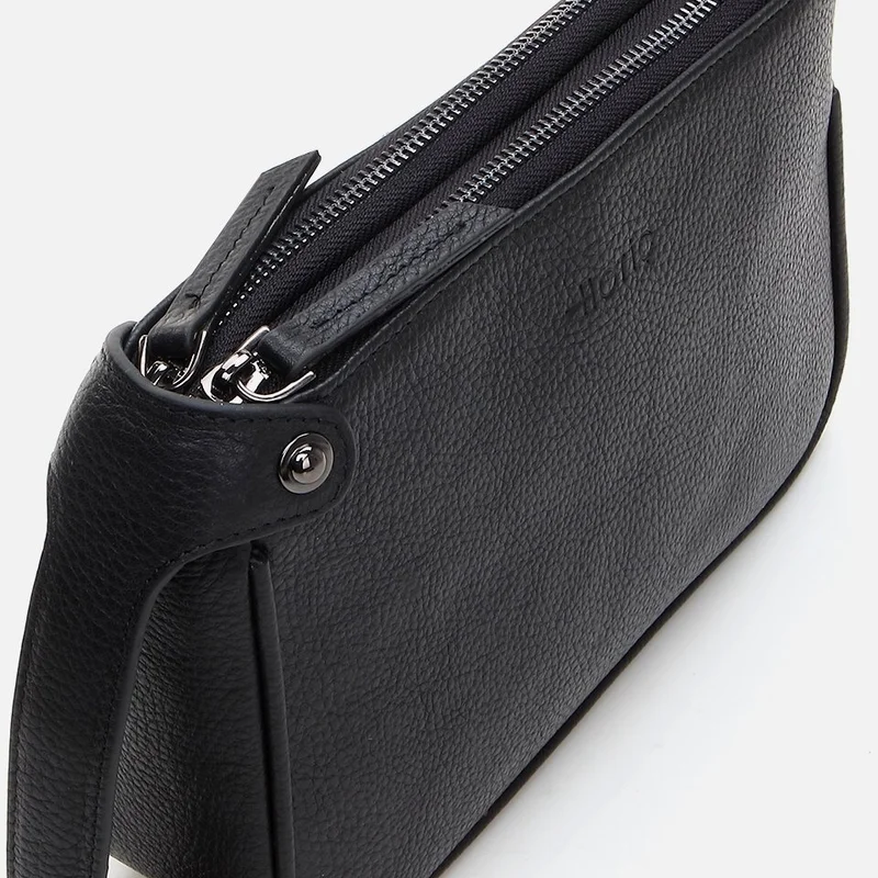 Hotiç 04CAH290420A100 GENUINE Leather Black Men's Bag