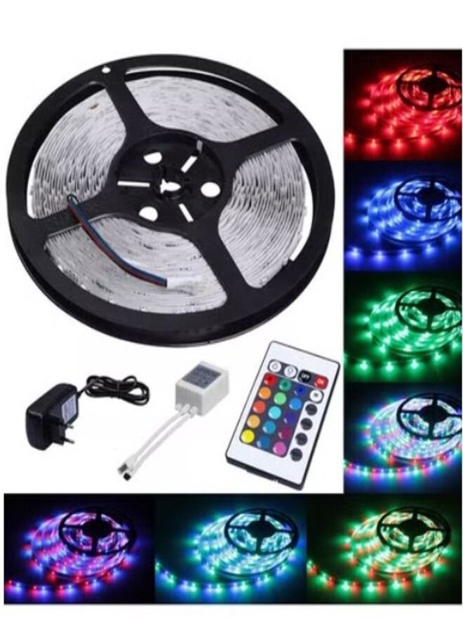 ماركة غير محددة شريط إضاءة LED للكريسماس بجهاز تحكم عن بعد وكابل متعدد الألوان 5 متر  - Image 1