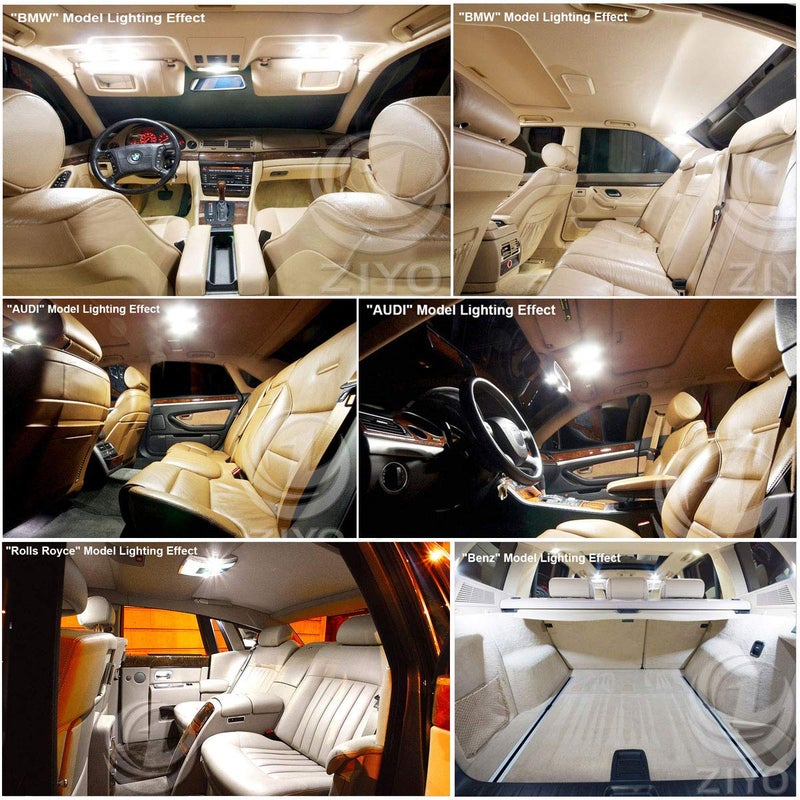 ZIYOLIGHT ZIYO ZPL4124 - (22 Bulbs) LED Interior Light Kit Replacement for Land Rover Range Rover L322 2003-2012, 6000K Xenon White Dome Light Bulbs Upgrade Error Free - Image 5
