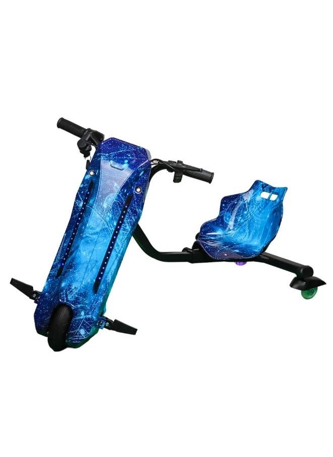 Smart - Electric Drift Scooter with Projector for Kids 36V 2.4A with Safety Set - Milky Way Galaxy - JL001-066 - Image 1