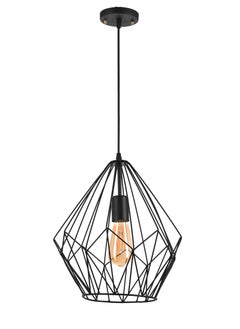 Cluc Diamond fit pendant light  - Black (large)  - Image 3