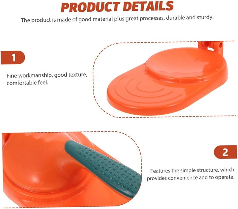 Orange Dumpling Presser Compact Sturdy Dough Making Tool for Home Use - Image 5