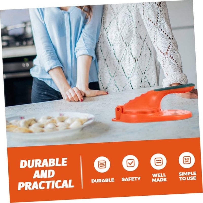Orange Dumpling Presser Compact Sturdy Dough Making Tool for Home Use - Image 4