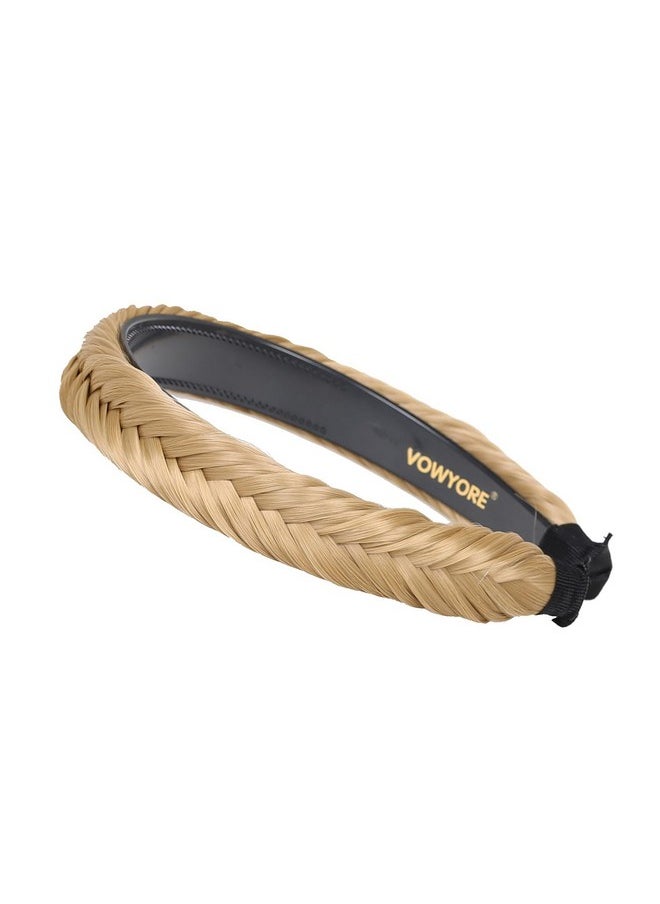 Wide Fishtail Braid Headband With Teeth Braided Headband Wide Plaited Braids Accessories Classic Chunky Fishtail Braided Hair Band Synthetic Hairpiece Girls And Women Beauty Accessory - pzsku/ZEC8AC1970DCD02FA986FZ/45/_/1718614283/d09edab7-d426-4d1d-a65e-e17e5ba3fece