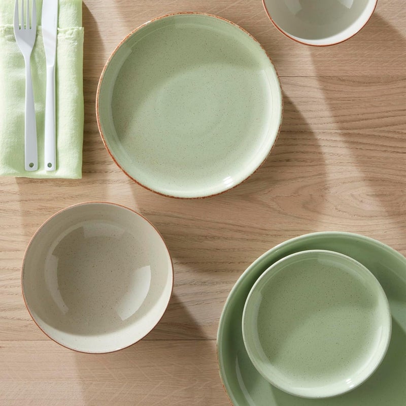 Denby  Heritage Orchard Coupe Dinner Plate  1025in Single Large Dinnerware Lunch Plate For Everyday Use  Apple Green Ceramic Stoneware Tableware  Dishwasher  Microwave Safe  Scratch Resistant - Image 5