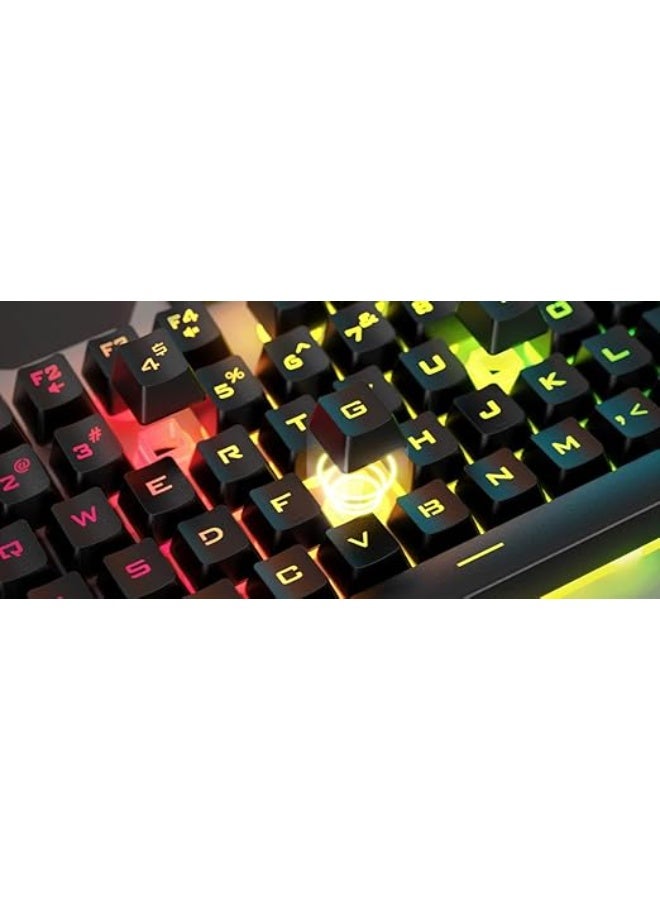 AULA T102 Wired Keyboard & Mouse Combo with Phone Stand - Image 2