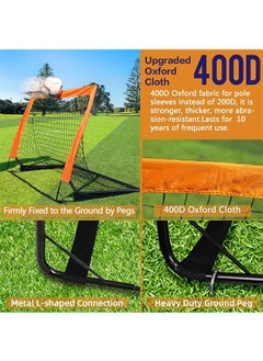 Garlo Soccer Goals, Portable Soccer Goal for Kids for Backyard, Toddler Soccer Goal Set of 2 with Carry Case, 120*90cm, 2 Pack.  - Image 5