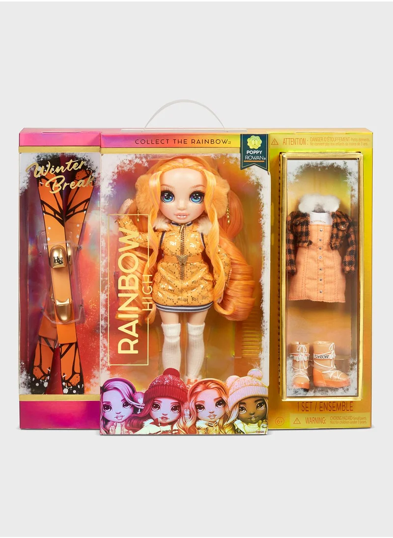 RAINBOW HIGH Winter Theme Poppy Fashion Doll