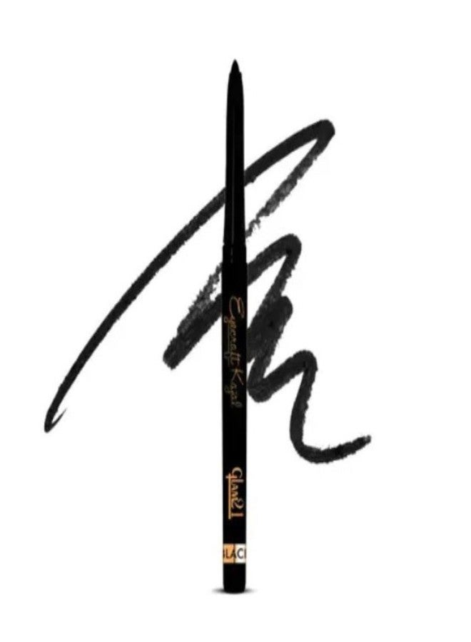 Glam 21 Glam21 Eyecraft Kajal Eyeliner Pencil | Long-Lasting Matte Finish, Super Black, Smudgeproof & Waterproof | 0.25gm - Image 1