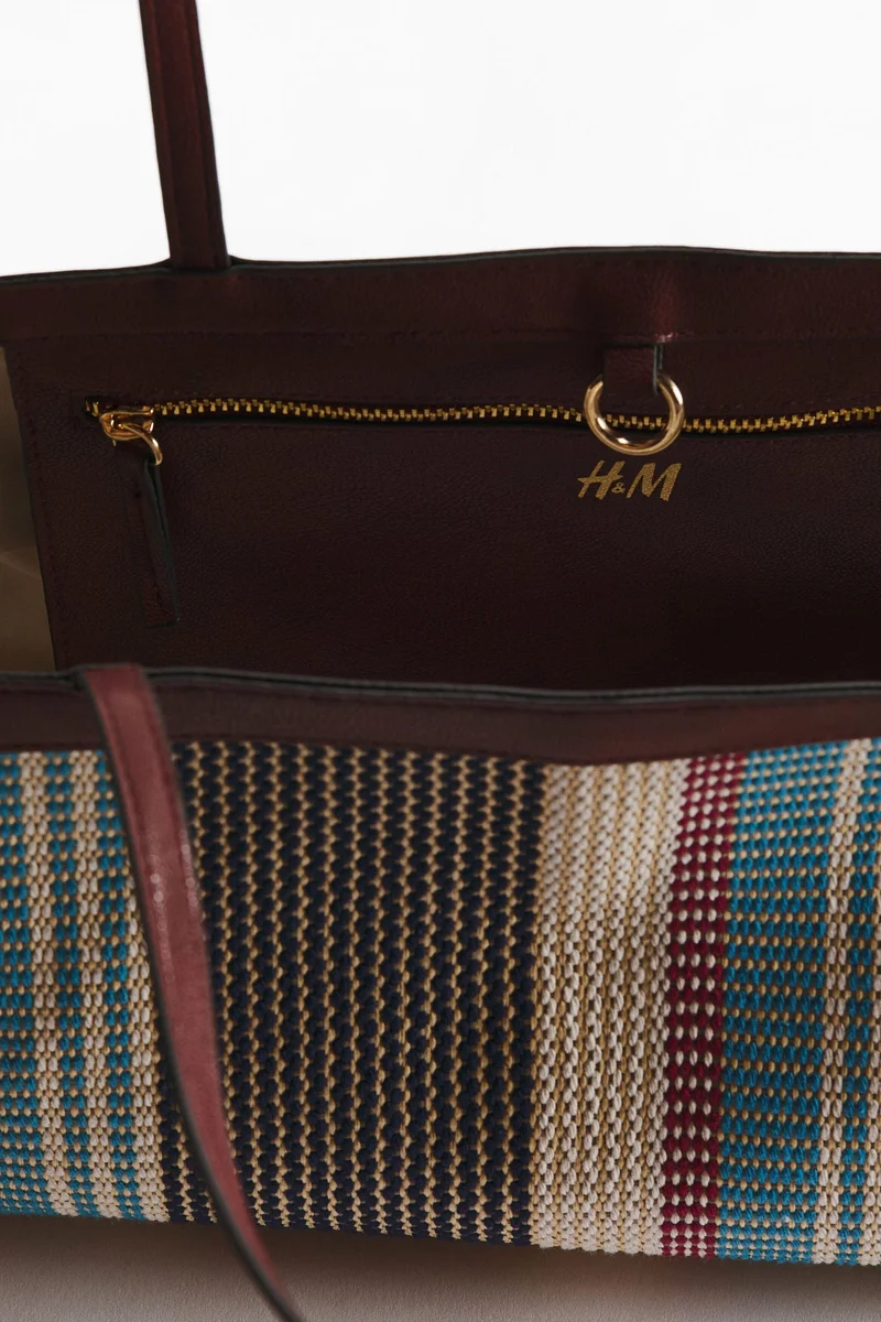 H&M Jacquard-weave shopper