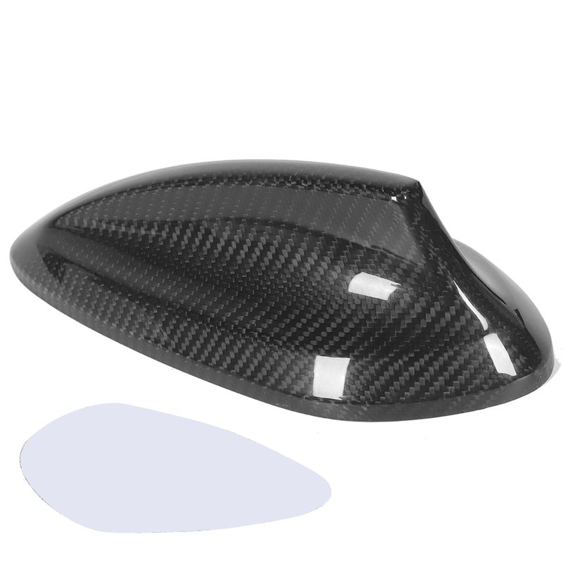 Universal Dry Carbon Fiber Shark Fin Antenna Cover Fit for E90 E92 E46 E36 E60 E70 F20 F30for F30 Style - Image 1