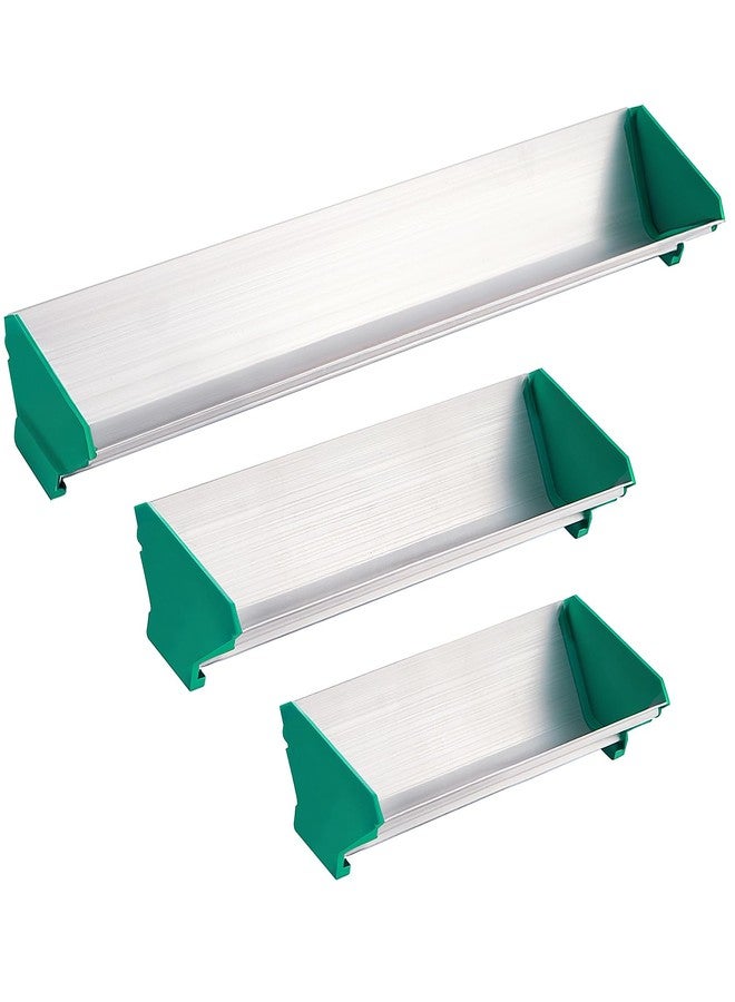 Zonon 3 Pcs Dual Edge Aluminum Emulsion Scoop Coater for Silk Screen Printing Coating Tool 8'' 10'' 16'', Screen Printing Supplies, 3 Sizes - Image 1