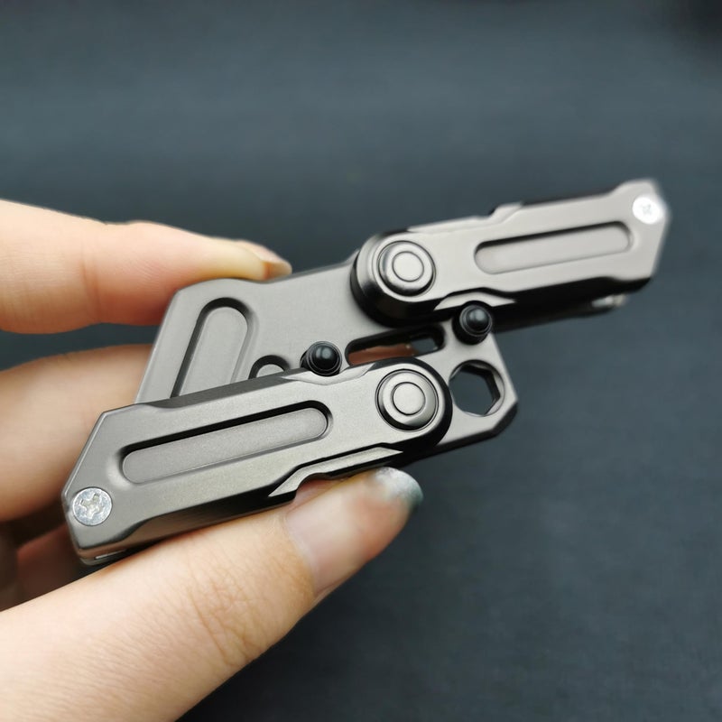 T-Conceal EDC Fidget Sliders Fidget Toys Stress Relief for Adults Magnetic Metal Multifunctional Crowbar Fidget Slider Spinner - Image 5