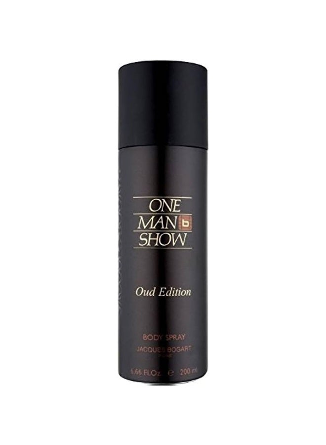 Jacques Bogart Jacques Bogart One Man Show Oud Edition For Men 200ml Body Spray