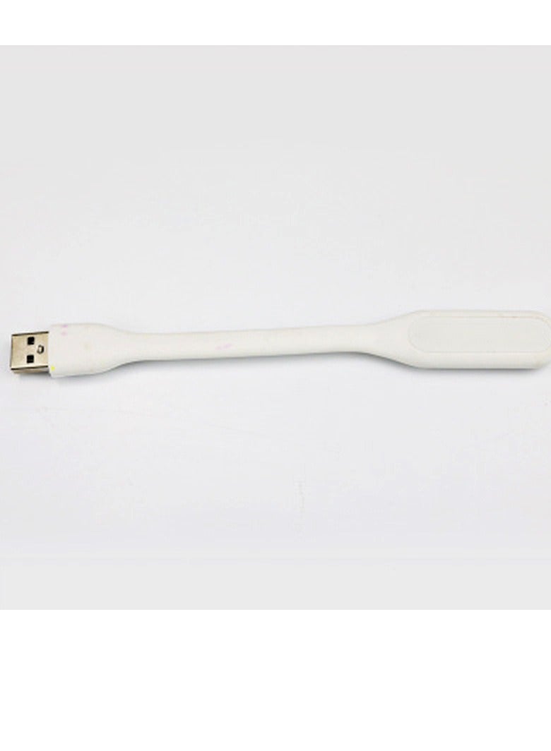 Bukela USB LED Light Lamp for Power Bank, Portable Eye Care Mini Night Light with Flexible Arm, USB Gooseneck Reading Lamps Book Light,Compatible for Desktop, Notebook Laptop (10-White)  - Image 1