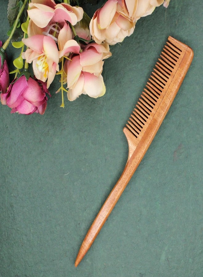 Confidence Handmade Neem Wood Comb | Wooden Comb for Hair, Hairfall Dandruff Control Neem Comb for Women - Image 4